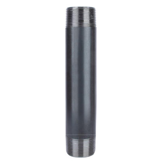 NIPPLE 1-1/4X10 BLK