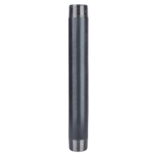 NIPPLE 1-1/4X12 BLK