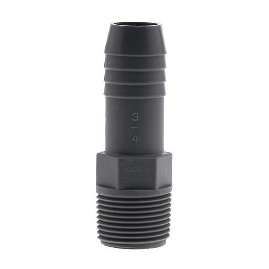 MALE ADPTR 3/4X3/4 POLY