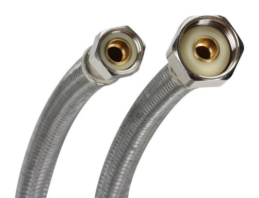Fluidmaster 3/8 in. Compression X 1/2 in. D FIP 9 in. Brass Supply Line