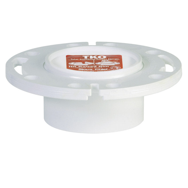 CLOSET FLANGE PVC 3"H/4"