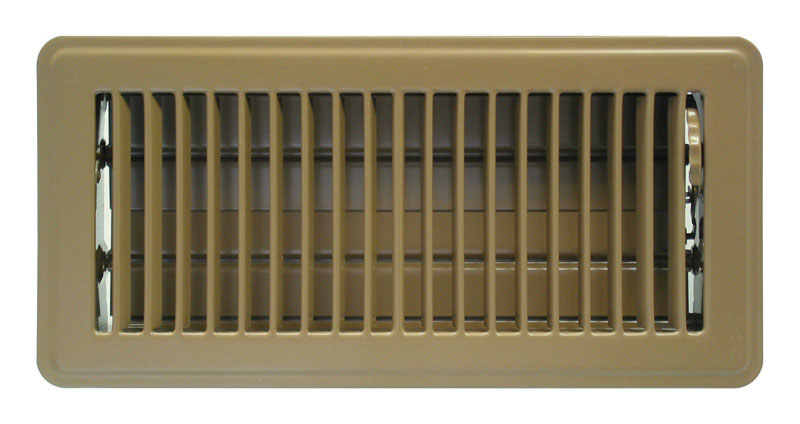 FLOOR REGISTER 4X10 BRWN