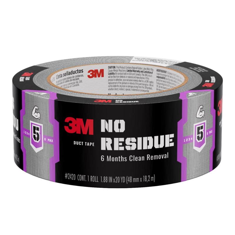 DUCT TAPE 3M 25YD GRY