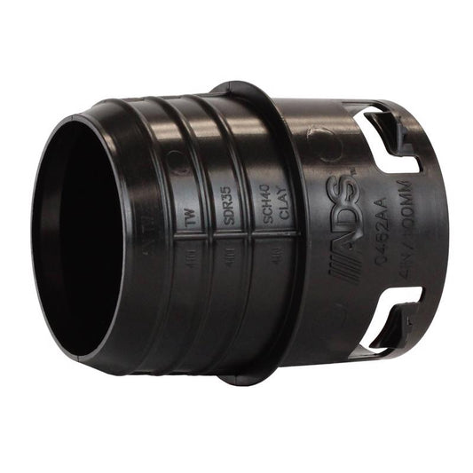 Advanced Drainage Systems 4 in. Slip X 3 in. D Slip Polyethylene 5 in. Corrugated-to-Clay Pipe Adapt