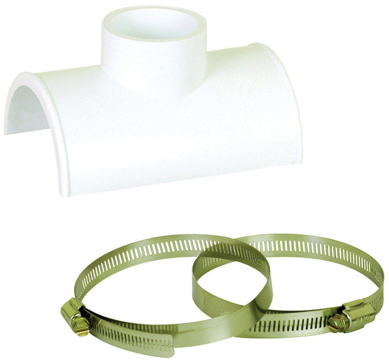 TAPPED SADDLE TEE 4X PVC