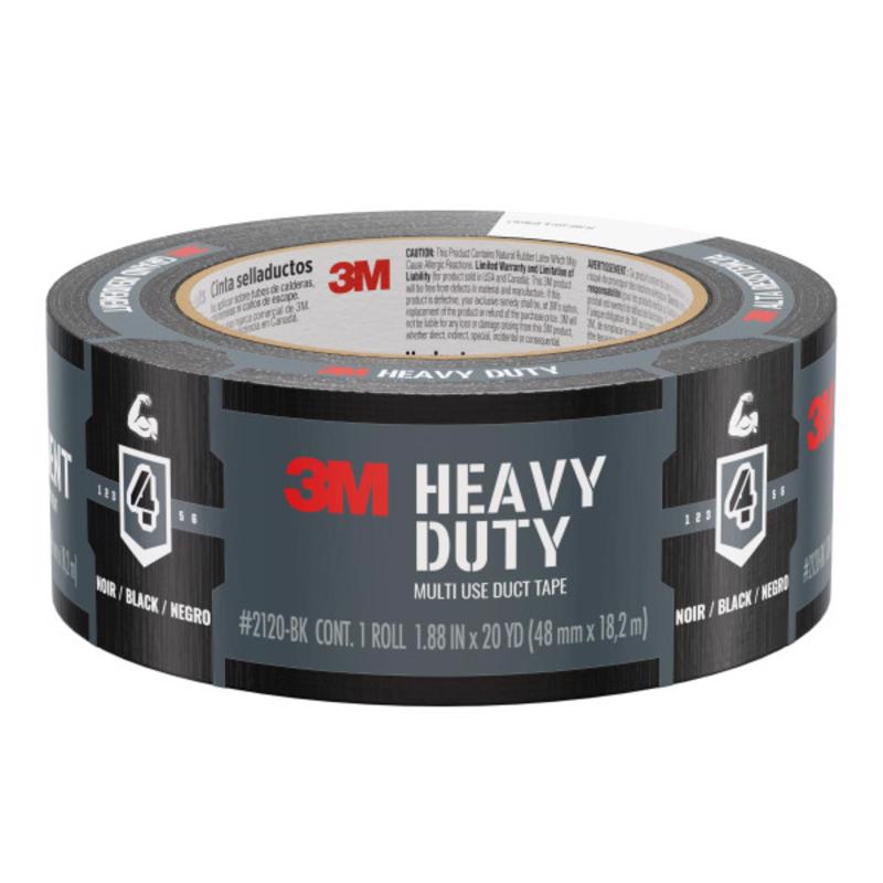 DUCT TAPE 3M 20YD BLK