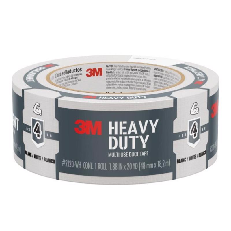 DUCT TAPE 3M 20YD WHT