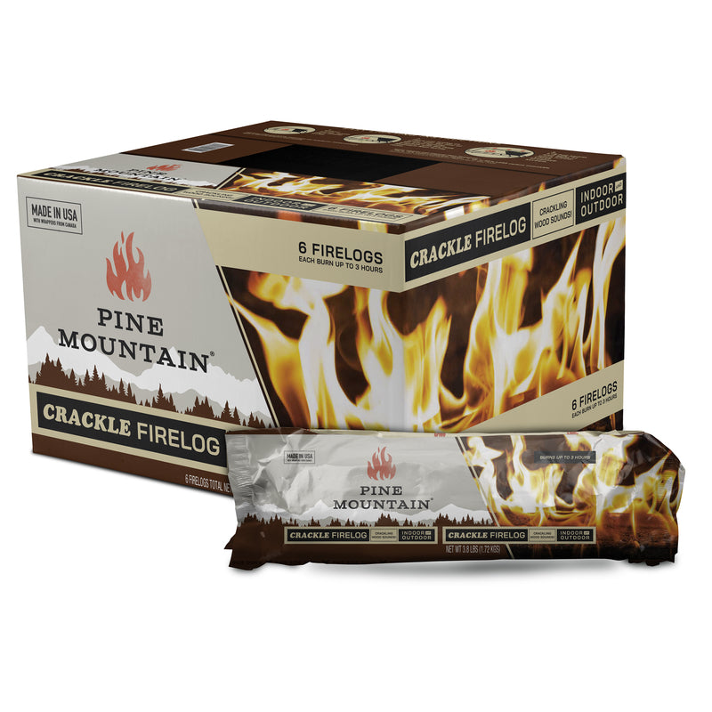 FIRELOG CRACKLNG 3HR 6PK