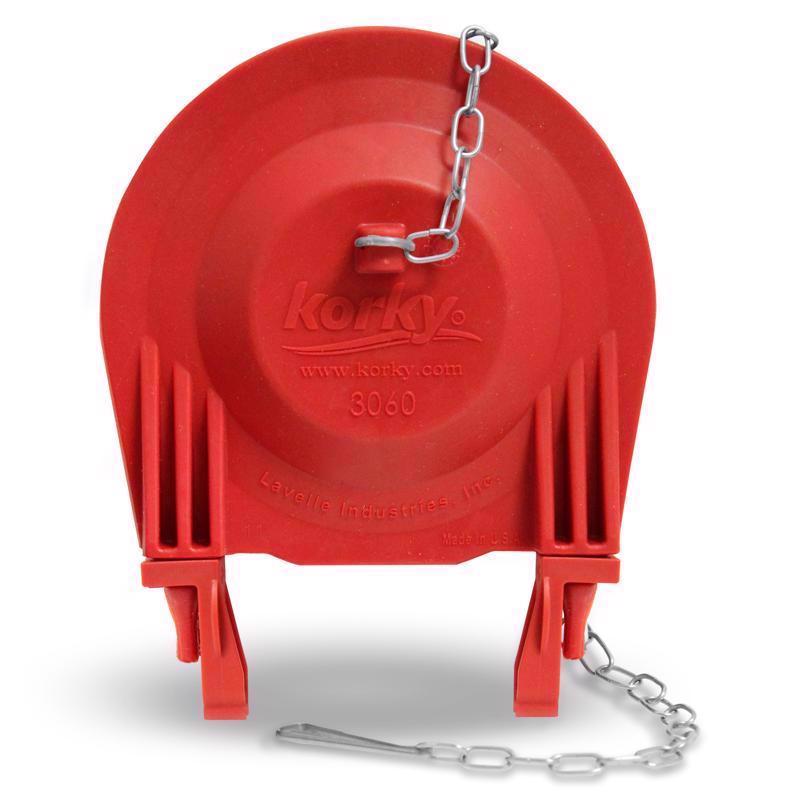 TOILET FLAPPER RED