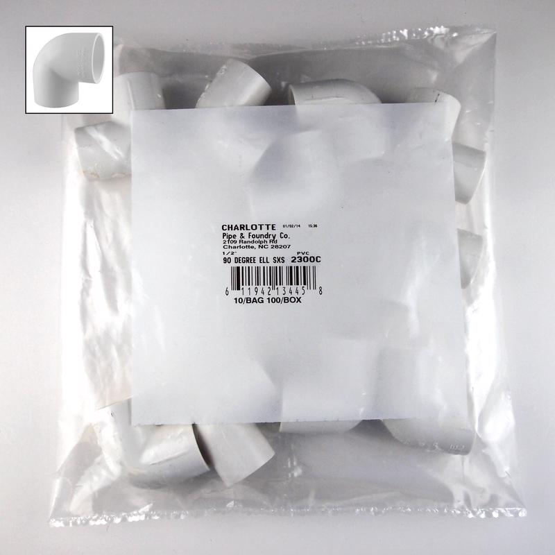 ELBOW 1/2X1/2 PVC