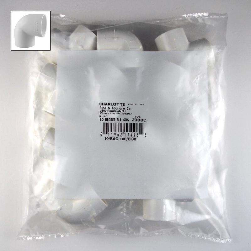 ELBOW 3/4X3/4 PVC