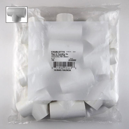 TEE 3/4X3/4 PVC