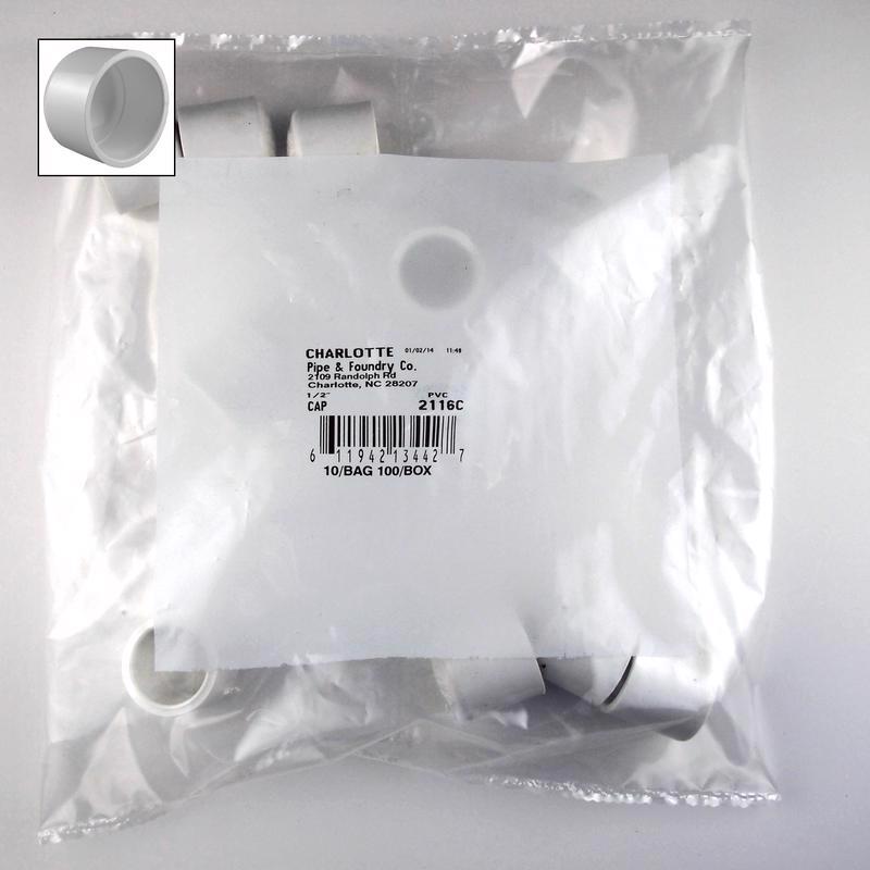 CAP 1/2X PVC