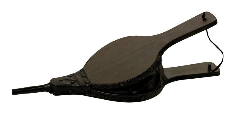 FIREPLACE BELLOW BLK MAT