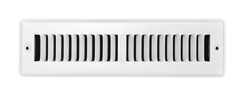 FLOOR REGISTER 2X12 WHT