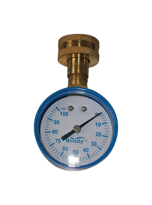 PRESSURE GAUGE 100PSI BR