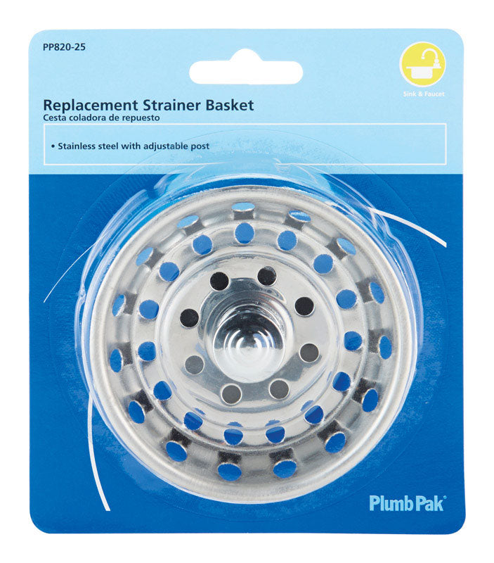 BASKET STRAINER 3-1/2"SS
