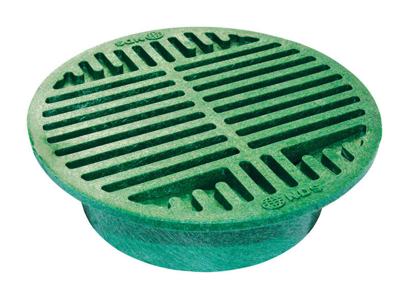 DRAIN GRATE 8" RND GRN
