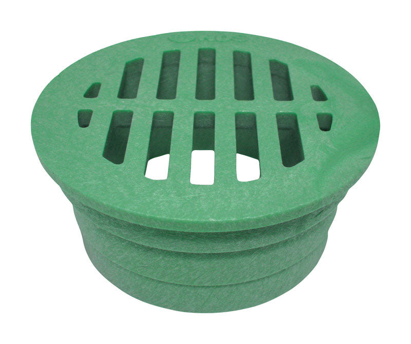 DRAIN GRATE 3" RND GRN