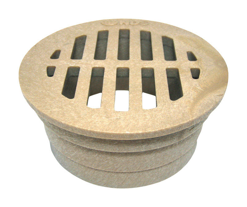 DRAIN GRATE 3" RND SAND