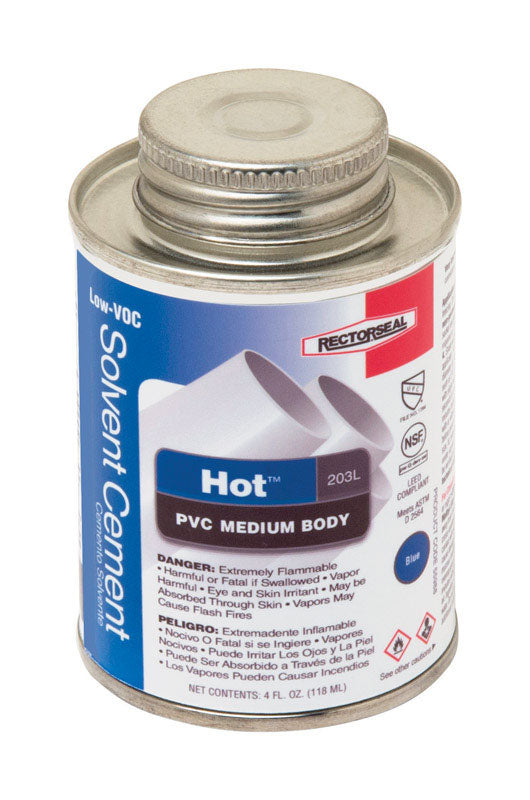 SOLVENT CEMENT PVC 4OZ