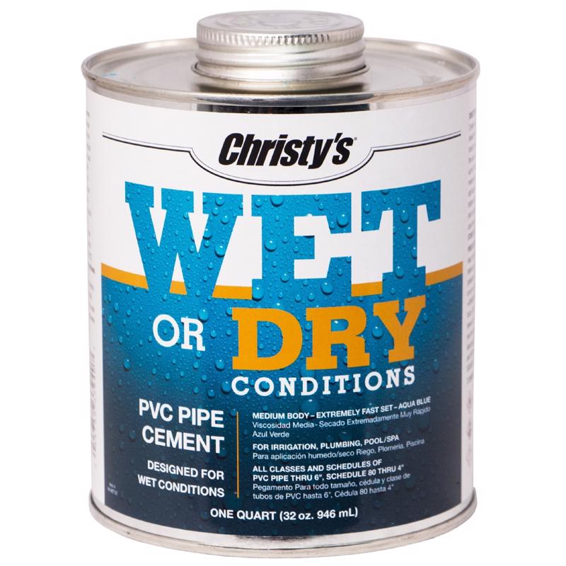 CEMENT PVC 4OZ BLU