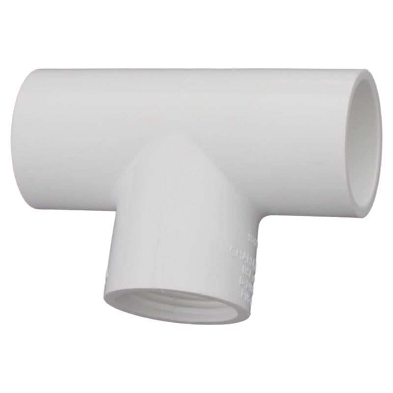Charlotte Pipe Schedule 40 1 in. Slip X 1 in. D Slip PVC Tee 1 pk