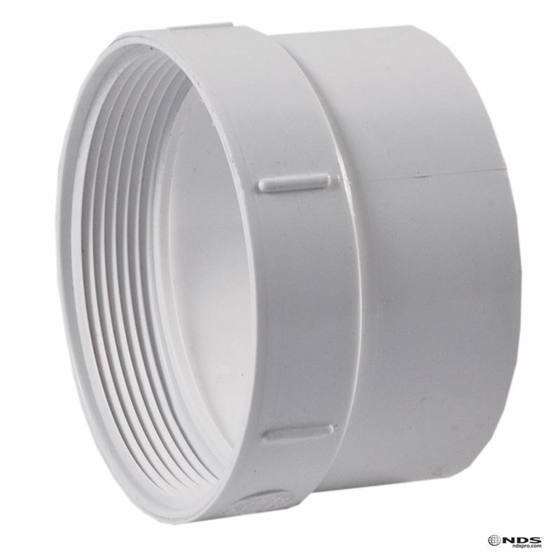 PIPE ADPTR 4X4 PVC