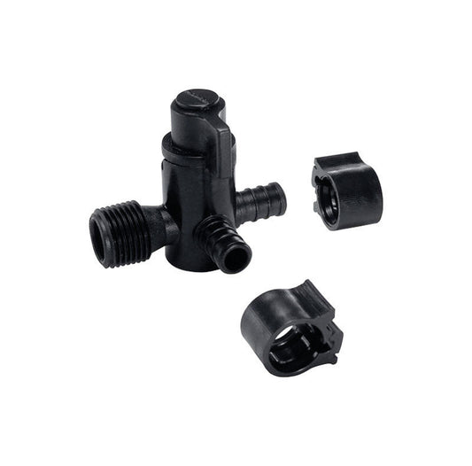 Flair-It PEXLock 1/2 in. PEX X 1/2 in. D MPT Plastic Three Way Bypass Valve
