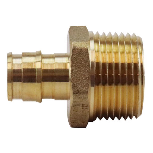 MALE ADPTR 1/2X3/4 BRS