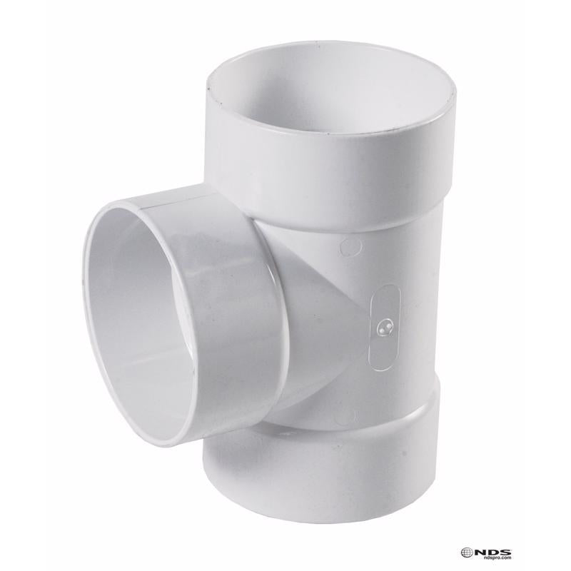 STRAIGHT TEE 4X4 PVC