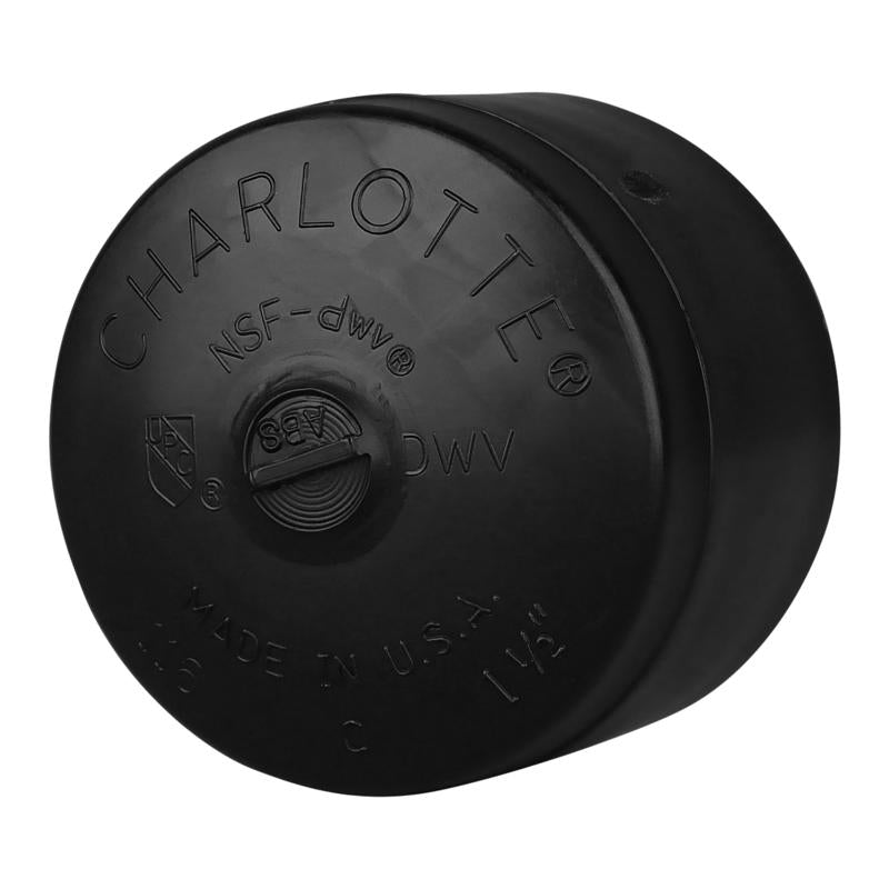 CAP 1-1/2X1-1/2 ABS