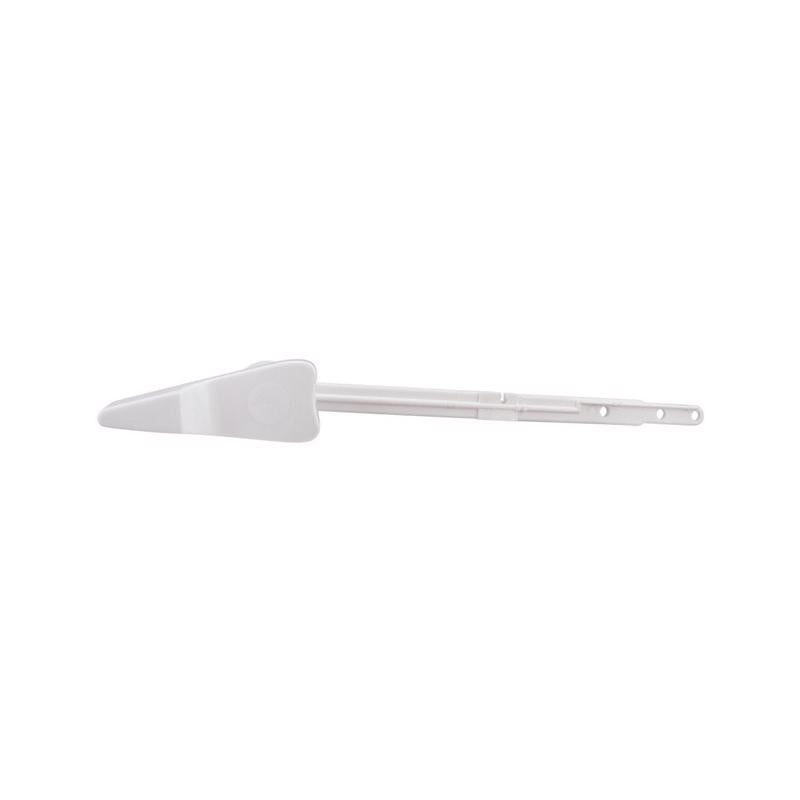 FLUSH LVR WHT PLSTC