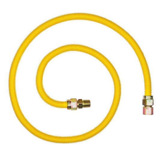 Eastman 1/2 in. FIP in. X 1/2 in. D MIP 60 in. Stainless Steel Gas Connector