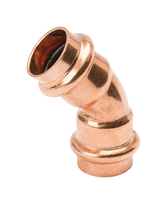 45D ELBOW 1/2X1/2 COPPR