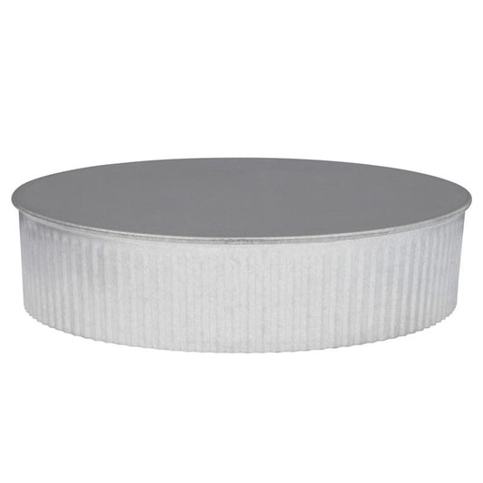 PIPE END CAP  7" GALV