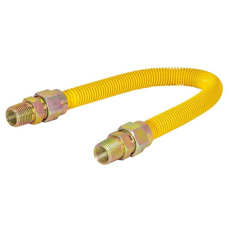 Eastman 1/2 in. FIP in. X 1/2 in. D MIP 36 in. Stainless Steel Gas Connector