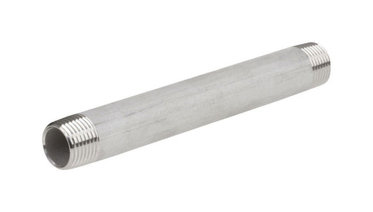 NIPPLE 1-1/2X6 SS