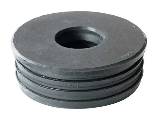 Fernco Schedule 40 4 in. Compression X 1-1/2 in. D Compression PVC Donut Fitting 1 pk
