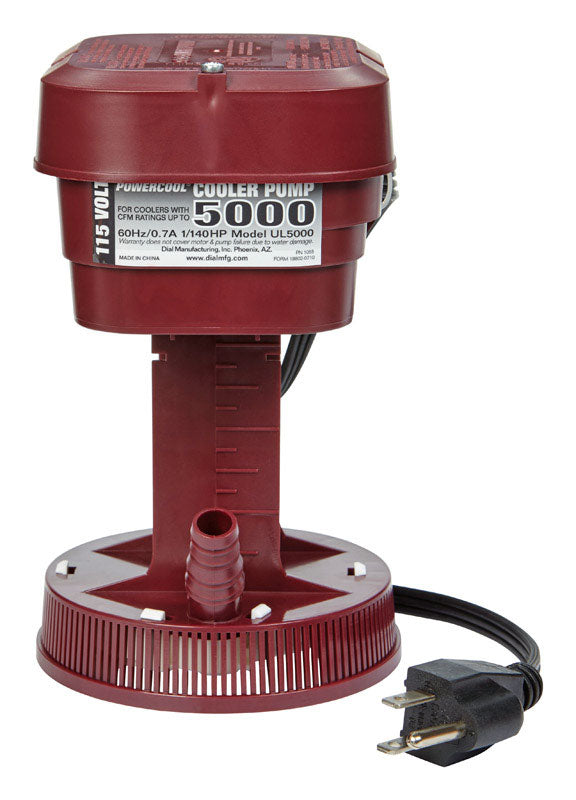 EVAP COOLR PUMP RED DIAL