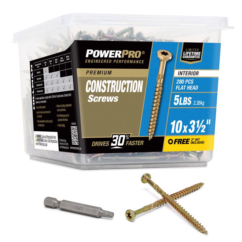 WOOD SCREW #10X3-1/2"