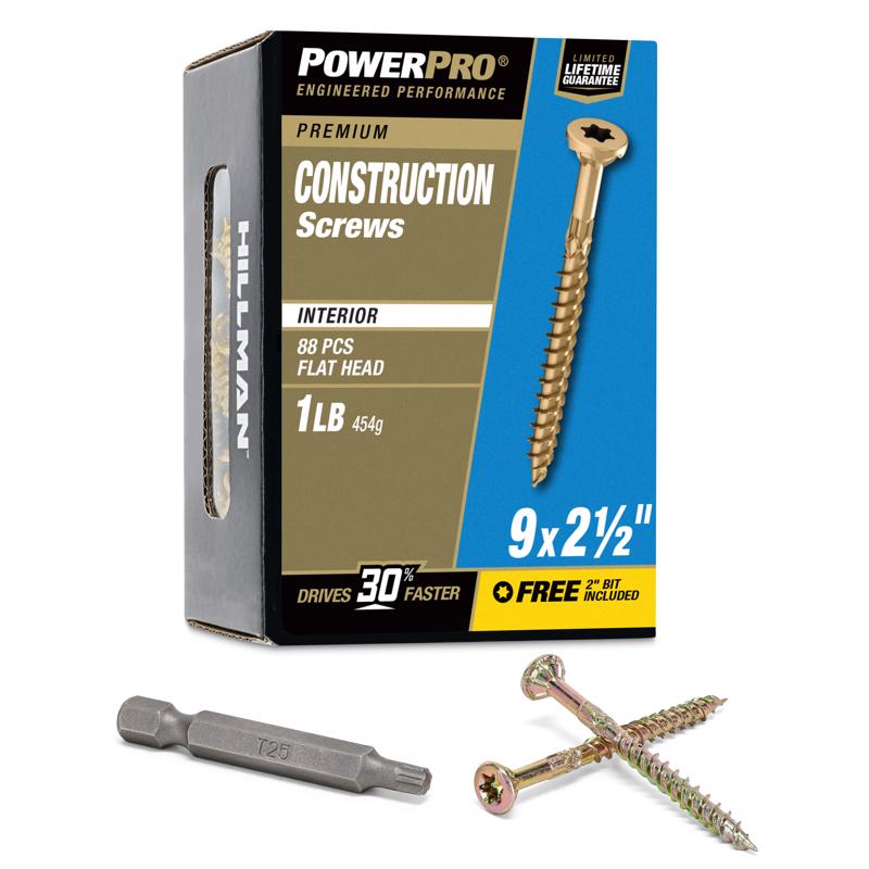WOOD SCREW #9X2-1/2"