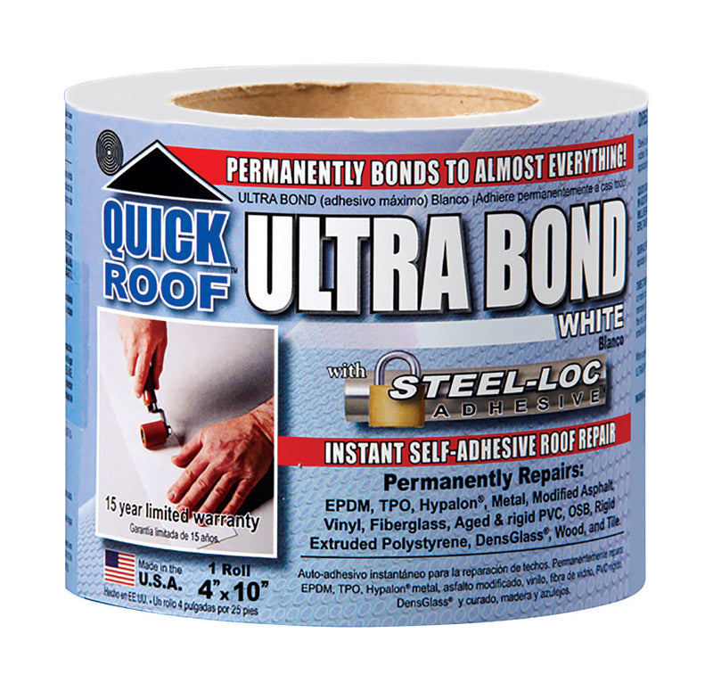 QUICK ROOF 4"X10' WHT