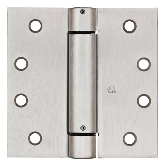 SPRING HINGE 4" STN NKL