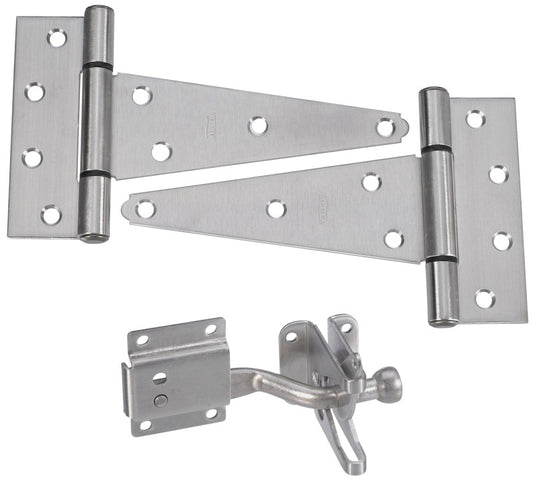 GATE HDWE KIT SS 6"2 HNG