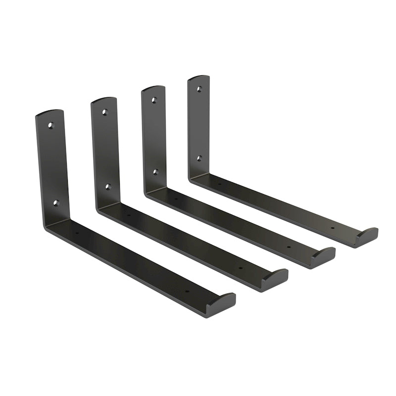 FLOATING SHELF STEEL BLK