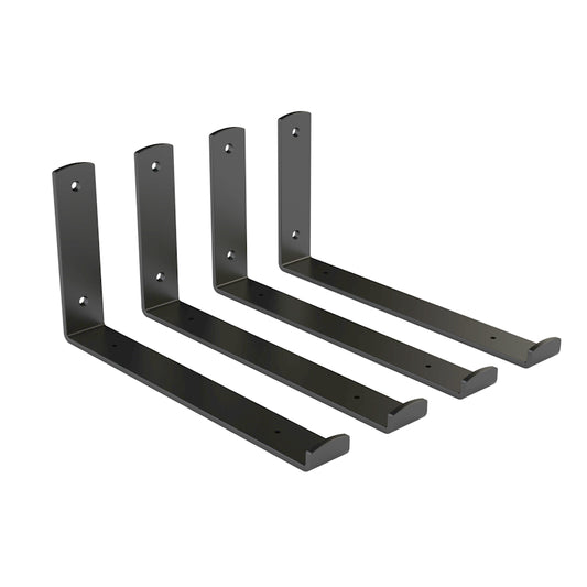 FLOATING SHELF STEEL BLK