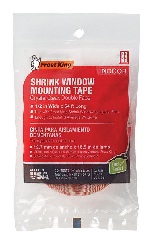 Frost King Indoor Mounting Tape 54 ft. L X 1/2 in. W 1 Rolls