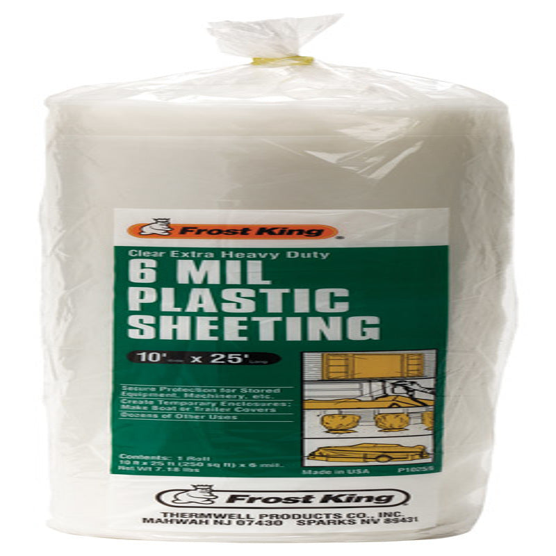 SHEETROLL CLR' 25'X6MIL