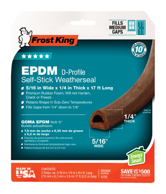 EPDM 17'X1/4" WETHR TAPE